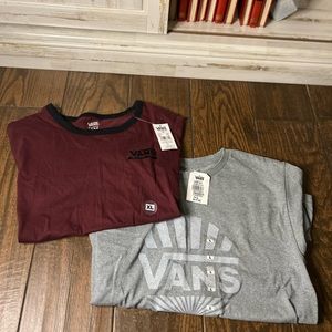 TWO BRAND NEW Vans T-Shirts (with tags)